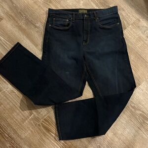 Classic Men's Dark Blue Jeans